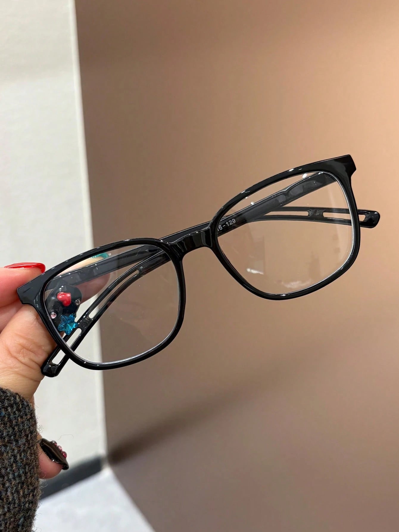 1 Pair Kids Cute Colorful Square Clear Lens Glasses, Suitable For Daily Reading, Outings, Gifts, Transparent Glasses For Back To School Accessories, Casual, Suitable For Boys And Girls, Daily Life, Re