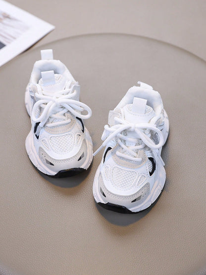 1 Pair Kids' Mesh Breathable Sports Shoes, Lightweight Walking Casual Shoes, Running Hiking Outdoor Shoes For Boys And Girls