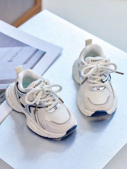 1 Pair Kids Outdoor Sports Shoes, Chunky Sneakers, Versatile Casual Shoes, Soft Sole Baby Walking Shoes