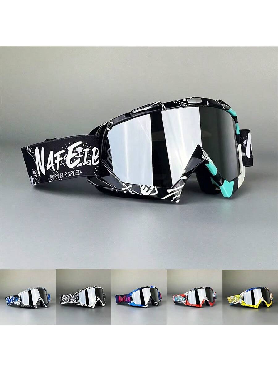 1 Pair Ski Goggles, Motorcycle Goggles, Windproof Goggles, Outdoor Sports Cycling Goggles, Snowmobile Off-Road Sports Goggles, Ski Goggles, ATV Windproof Outdoor Goggles
