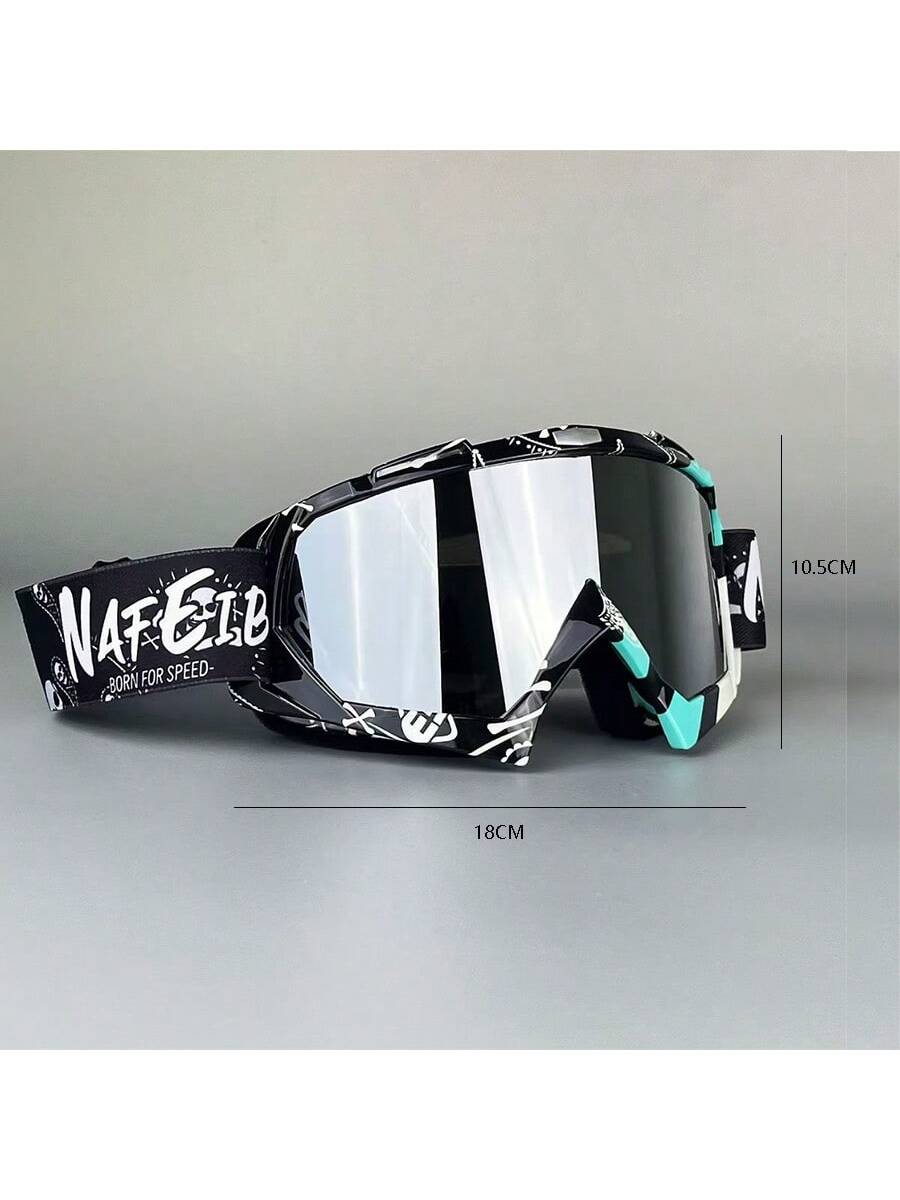 1 Pair Ski Goggles, Motorcycle Goggles, Windproof Goggles, Outdoor Sports Cycling Goggles, Snowmobile Off-Road Sports Goggles, Ski Goggles, ATV Windproof Outdoor Goggles