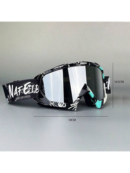 1 Pair Ski Goggles, Motorcycle Goggles, Windproof Goggles, Outdoor Sports Cycling Goggles, Snowmobile Off-Road Sports Goggles, Ski Goggles, ATV Windproof Outdoor Goggles