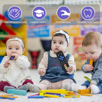 1 Pc Baby Silicone Teething Toy, Chewing Toy For Babies 0–18 Months, Baby Teething Toys, Newborn Gifts, Christmas And Easter Gifts