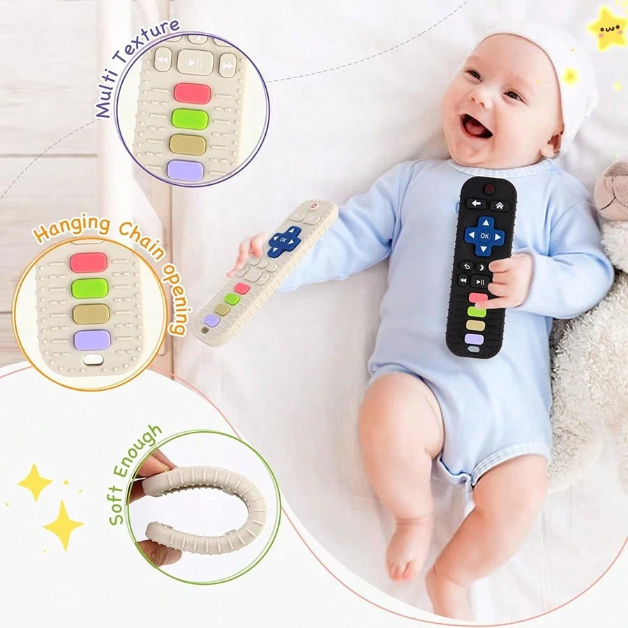 1 Pc Baby Silicone Teething Toy, Chewing Toy For Babies 0–18 Months, Baby Teething Toys, Newborn Gifts, Christmas And Easter Gifts