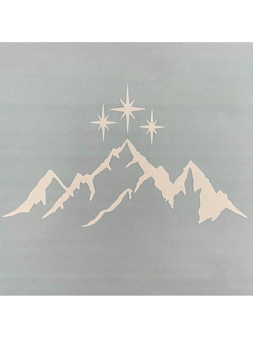 1 Pc City Of Starlight Car Decal, Cute Acotar Themed Sticker Featuring The Starry Skyline, Perfect For Car Window Laptop, Easy To Apply And Remove