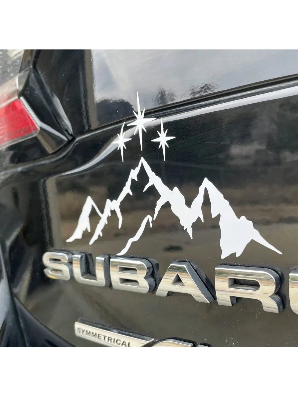 1 Pc City Of Starlight Car Decal, Cute Acotar Themed Sticker Featuring The Starry Skyline, Perfect For Car Window Laptop, Easy To Apply And Remove