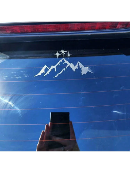 1 Pc City Of Starlight Car Decal, Cute Acotar Themed Sticker Featuring The Starry Skyline, Perfect For Car Window Laptop, Easy To Apply And Remove