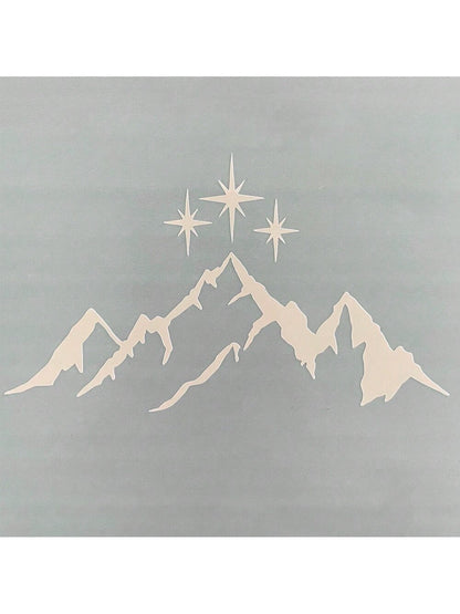 1 Pc City Of Starlight Car Decal, Cute Acotar Themed Sticker Featuring The Starry Skyline, Perfect For Car Window Laptop, Easy To Apply And Remove