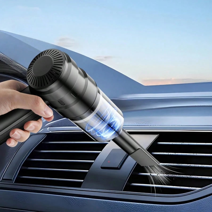 1 Piece Car Vacuum Cleaner, Equipped With Vacuum Cleaner And Computer Cleaning Crevice Accessories. Lightweight & Powerful Suction, USB Rechargeable With Long Battery Life.Suitable For Cars, RVs, Home