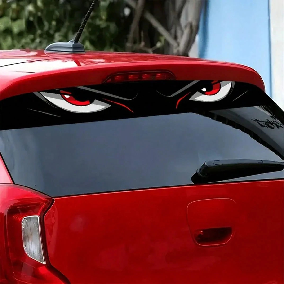 1-Piece Eye-Catching Car Windshield Eye Stickers, Waterproof, Scratch Resistant, Suitable For All Car Models- Audi, Mitsubishi, BMW, Opel, Citroen. Car SUV,MPV, Auto Parts