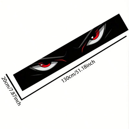 1-Piece Eye-Catching Car Windshield Eye Stickers, Waterproof, Scratch Resistant, Suitable For All Car Models- Audi, Mitsubishi, BMW, Opel, Citroen. Car SUV,MPV, Auto Parts