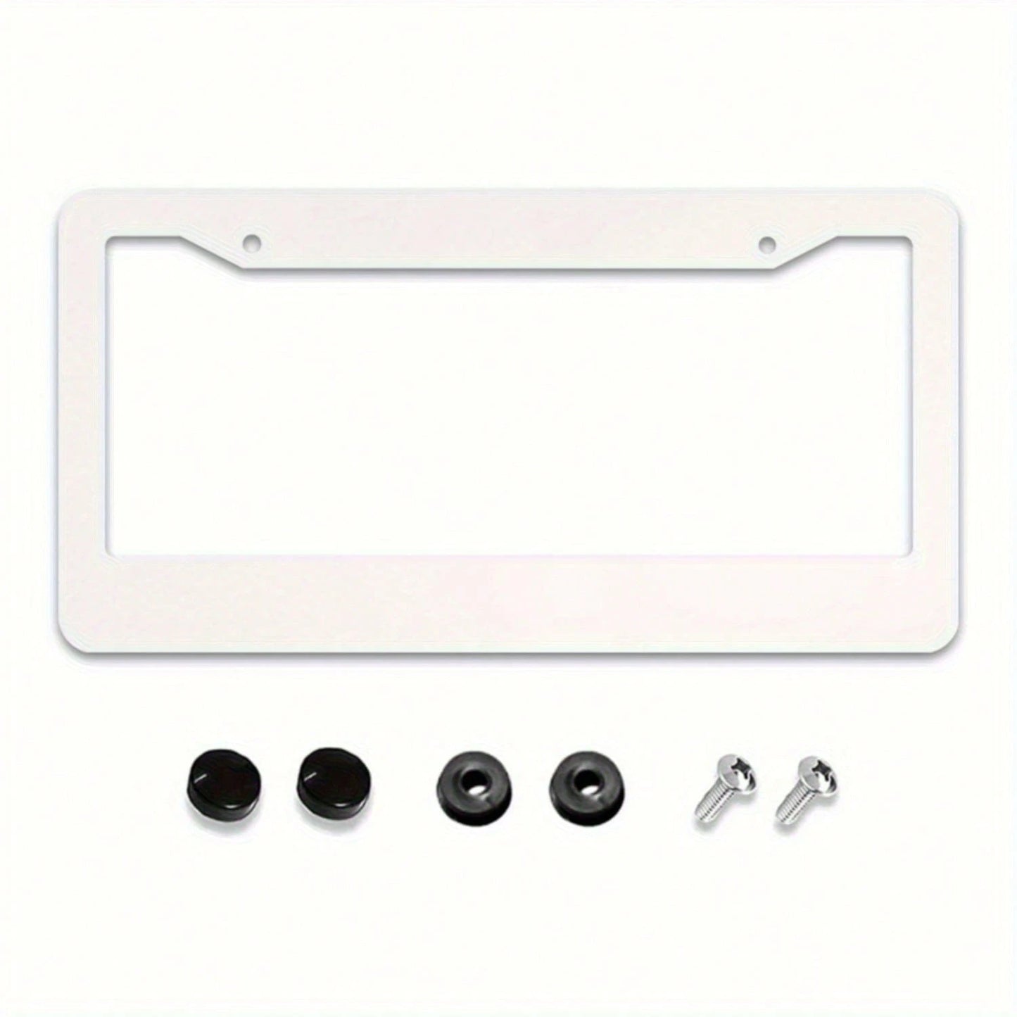 1 Piece, Size 12x6inch, 2-Hole Pink And Black Leopard Print License Plate Frame, Suitable For Women And Men- Cute Metal License Plate Holder, Decorative Front And Rear License Plate Cover, Stylish An
