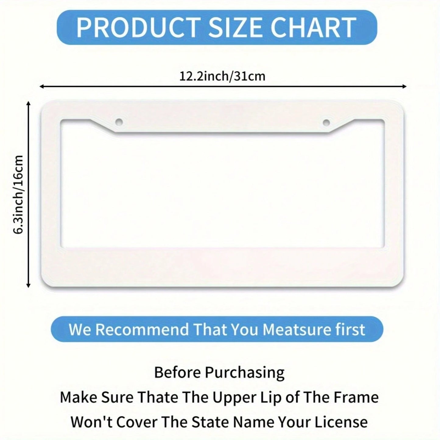 1 Piece, Size 12x6inch, 2-Hole Pink And Black Leopard Print License Plate Frame, Suitable For Women And Men- Cute Metal License Plate Holder, Decorative Front And Rear License Plate Cover, Stylish An