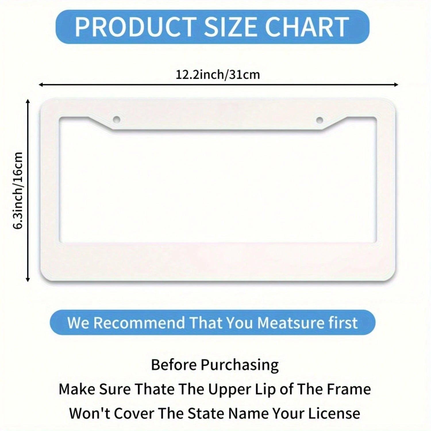 1 Piece, Size 12x6inch, 2-Hole Pink And Black Leopard Print License Plate Frame, Suitable For Women And Men- Cute Metal License Plate Holder, Decorative Front And Rear License Plate Cover, Stylish An