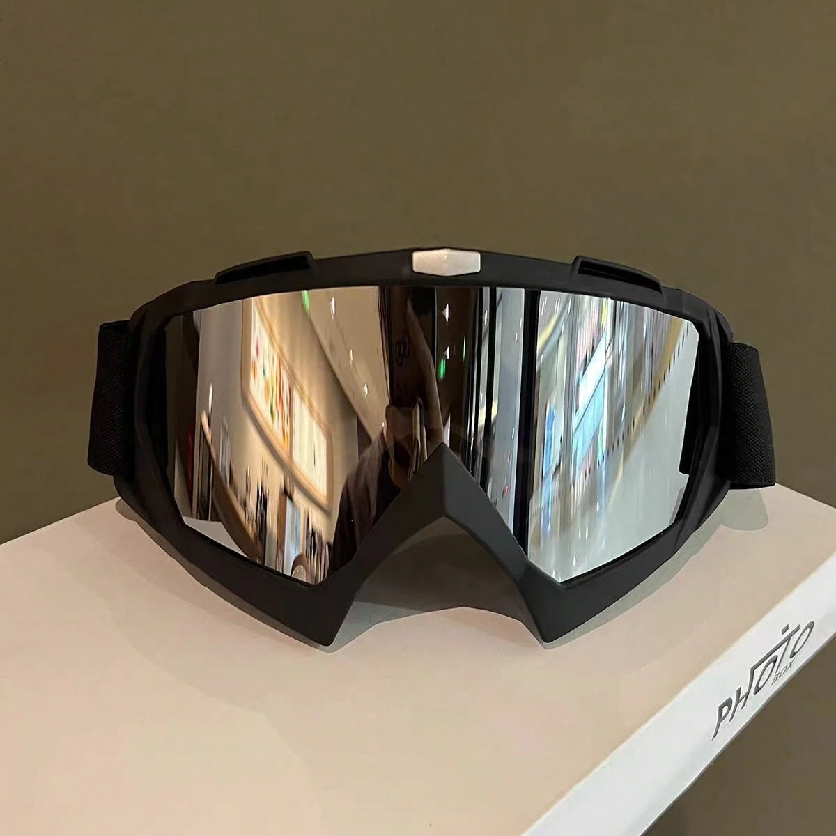 1 Piece, Winter Skiing Equipment, Adult Skiing Goggles, Motorcycle Goggles, Riding Goggles, Snowmobile Goggles, Mountaineering Goggles, Winter Skiing Goggles, Sponge Comfort Goggles