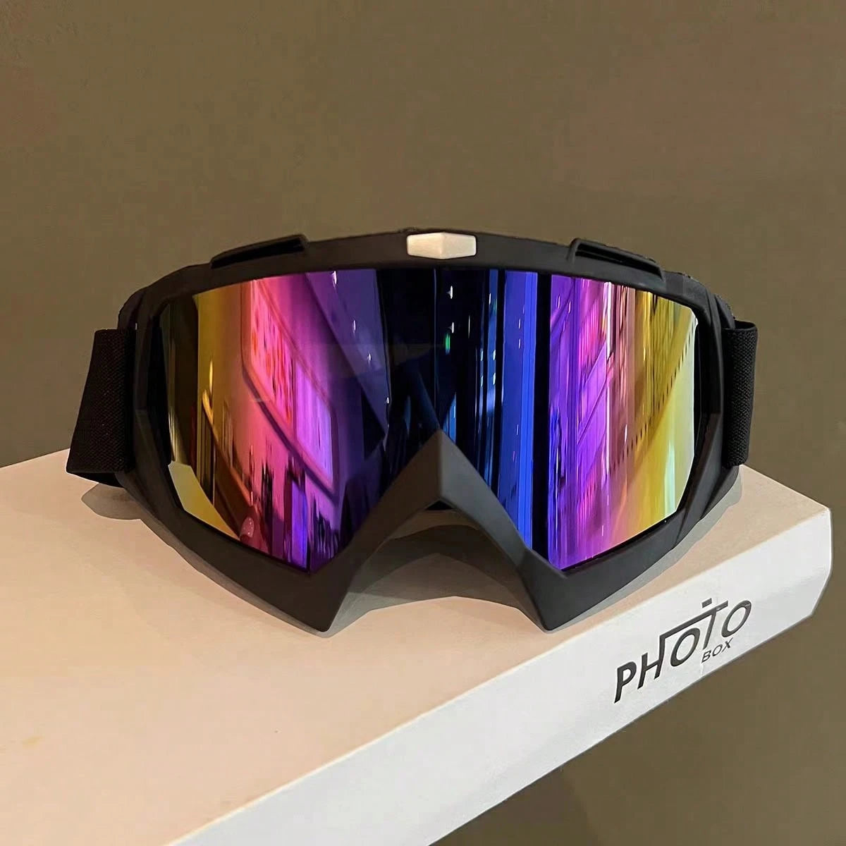 1 Piece, Winter Skiing Equipment, Adult Skiing Goggles, Motorcycle Goggles, Riding Goggles, Snowmobile Goggles, Mountaineering Goggles, Winter Skiing Goggles, Sponge Comfort Goggles