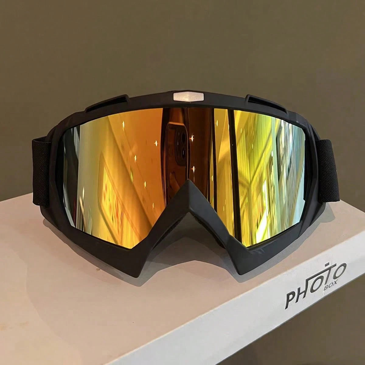 1 Piece, Winter Skiing Equipment, Adult Skiing Goggles, Motorcycle Goggles, Riding Goggles, Snowmobile Goggles, Mountaineering Goggles, Winter Skiing Goggles, Sponge Comfort Goggles