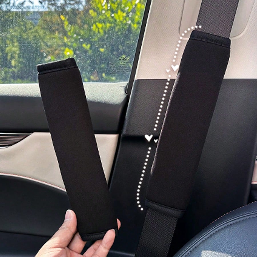1 Set Car Seat Belt Shoulder Protector, Car Seat Belt Shoulder Guard Anti-Pinch Protective Cover, Seat Belt Shoulder Sleeve, All-Season Universal Car Interior Accessory