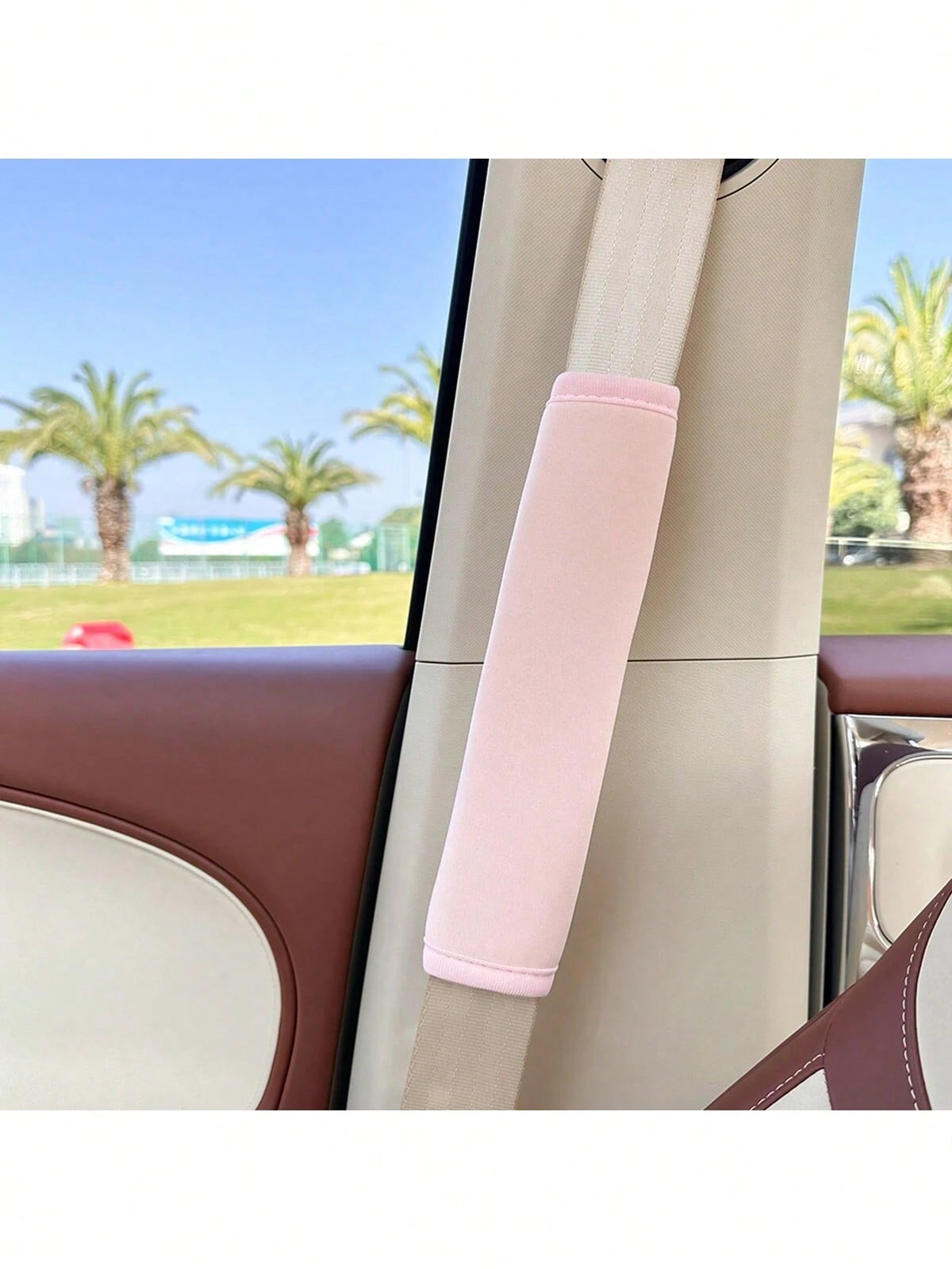 1 Set Car Seat Belt Shoulder Protector, Car Seat Belt Shoulder Guard Anti-Pinch Protective Cover, Seat Belt Shoulder Sleeve, All-Season Universal Car Interior Accessory