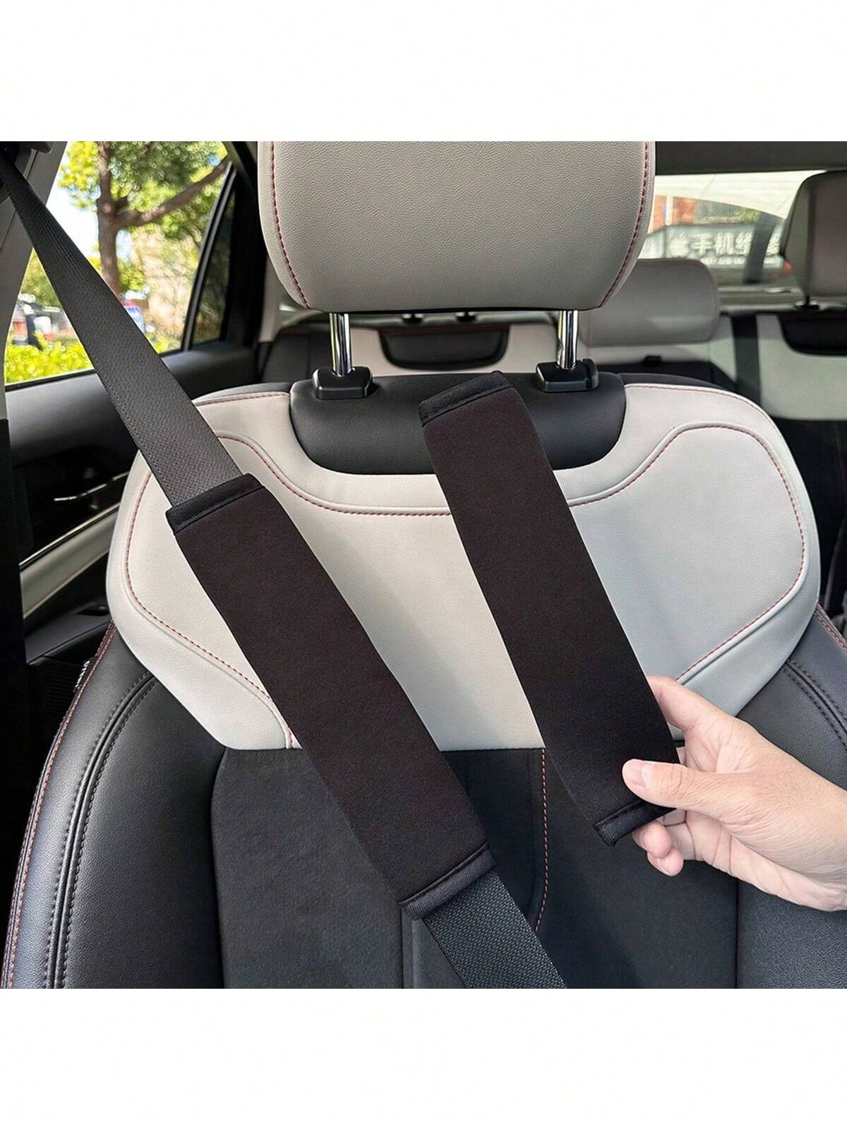 1 Set Car Seat Belt Shoulder Protector, Car Seat Belt Shoulder Guard Anti-Pinch Protective Cover, Seat Belt Shoulder Sleeve, All-Season Universal Car Interior Accessory
