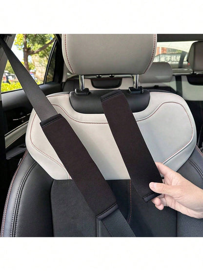 1 Set Car Seat Belt Shoulder Protector, Car Seat Belt Shoulder Guard Anti-Pinch Protective Cover, Seat Belt Shoulder Sleeve, All-Season Universal Car Interior Accessory