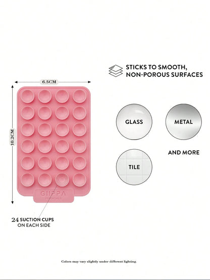 1 Set Red Striped Pattern Phone Case With Pink Suction Cup, Suitable For IPhone 17 Pro Max, 16 Pro Max, 15 Pro Max, 14 Pro Max, Korean Stylish And Interesting Phone Case, Compatible With IPhone 11/12