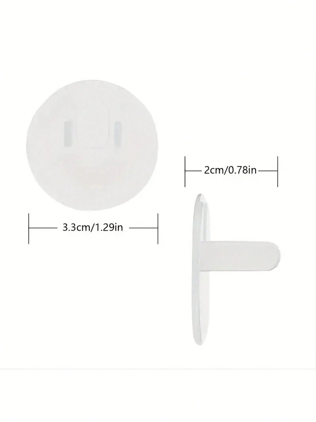 10/20/30pcs Baby Outlet Covers, Power Socket Covers Hidden Handle, Electrical Outlet Protection, Baby Proofing