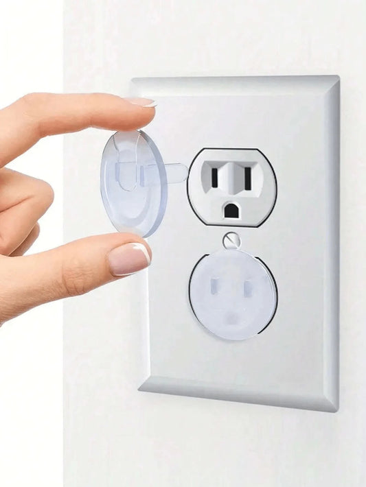 10 Pcs Baby Proofing Child Electrical Plug Protector With Hidden Handle Outlet Cover For Electrical Outlets For The Protection Of Children And Toddlers. Baby Shower Family Decorations Gifts
