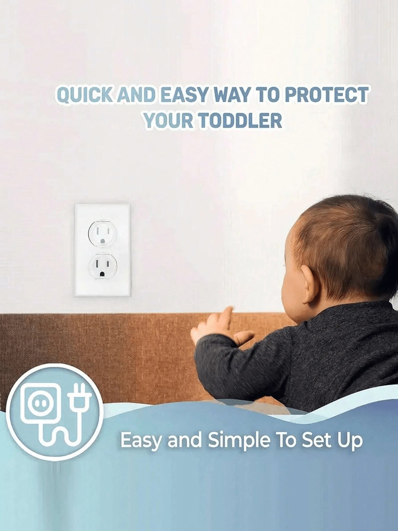 10 Pcs Baby Proofing Child Electrical Plug Protector With Hidden Handle Outlet Cover For Electrical Outlets For The Protection Of Children And Toddlers. Baby Shower Family Decorations Gifts