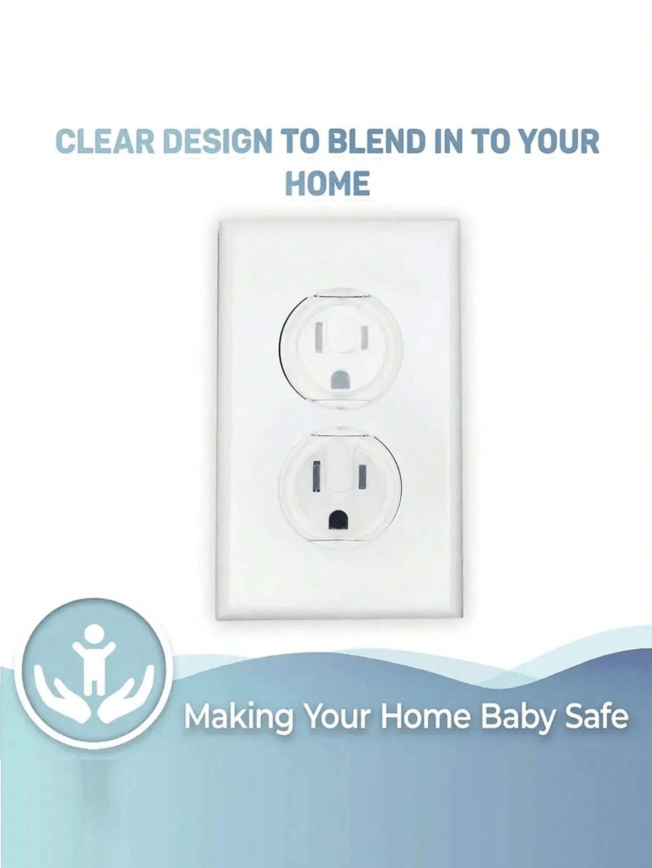 10 Pcs Baby Proofing Child Electrical Plug Protector With Hidden Handle Outlet Cover For Electrical Outlets For The Protection Of Children And Toddlers. Baby Shower Family Decorations Gifts