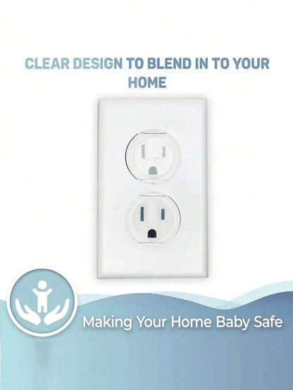 10 Pcs Baby Proofing Child Electrical Plug Protector With Hidden Handle Outlet Cover For Electrical Outlets For The Protection Of Children And Toddlers. Baby Shower Family Decorations Gifts