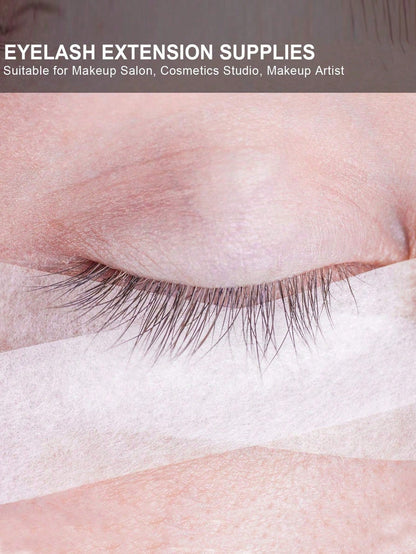 10 Rolls Eyelash Extension Tape, Micro-Porous Breathable Eyelash Extension Tape, Eyelash Pads, Under Eye Patches, Lint-Free, White Adhesive Cloth Tape, Suitable For Makeup/Personal/Professional Eyelas