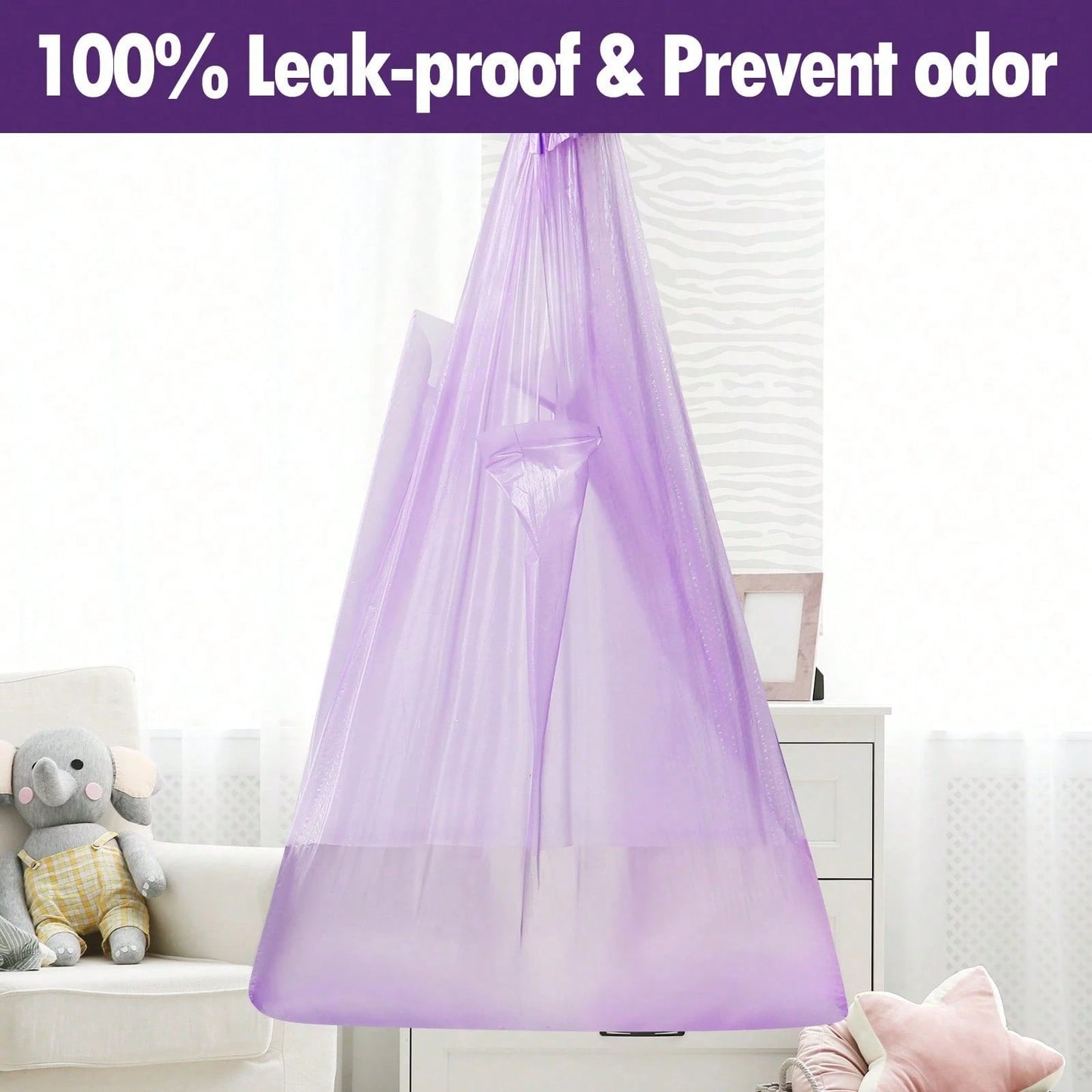 100/200Pcs Disposable Diaper Bags, Scented Portable Diaper Storage Bags, Hanging Diaper Bag Accessories, Diaper Trash Bags Or Pet Waste Bags, Diaper Bag Series, Baby Gift