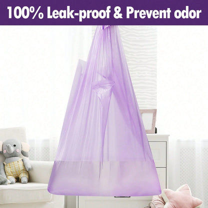 100/200Pcs Disposable Diaper Bags, Scented Portable Diaper Storage Bags, Hanging Diaper Bag Accessories, Diaper Trash Bags Or Pet Waste Bags, Diaper Bag Series, Baby Gift