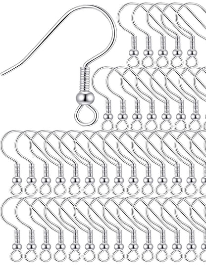 100pcs/set Casual Stainless Steel Ear Hook For Women For DIY Jewelry Making