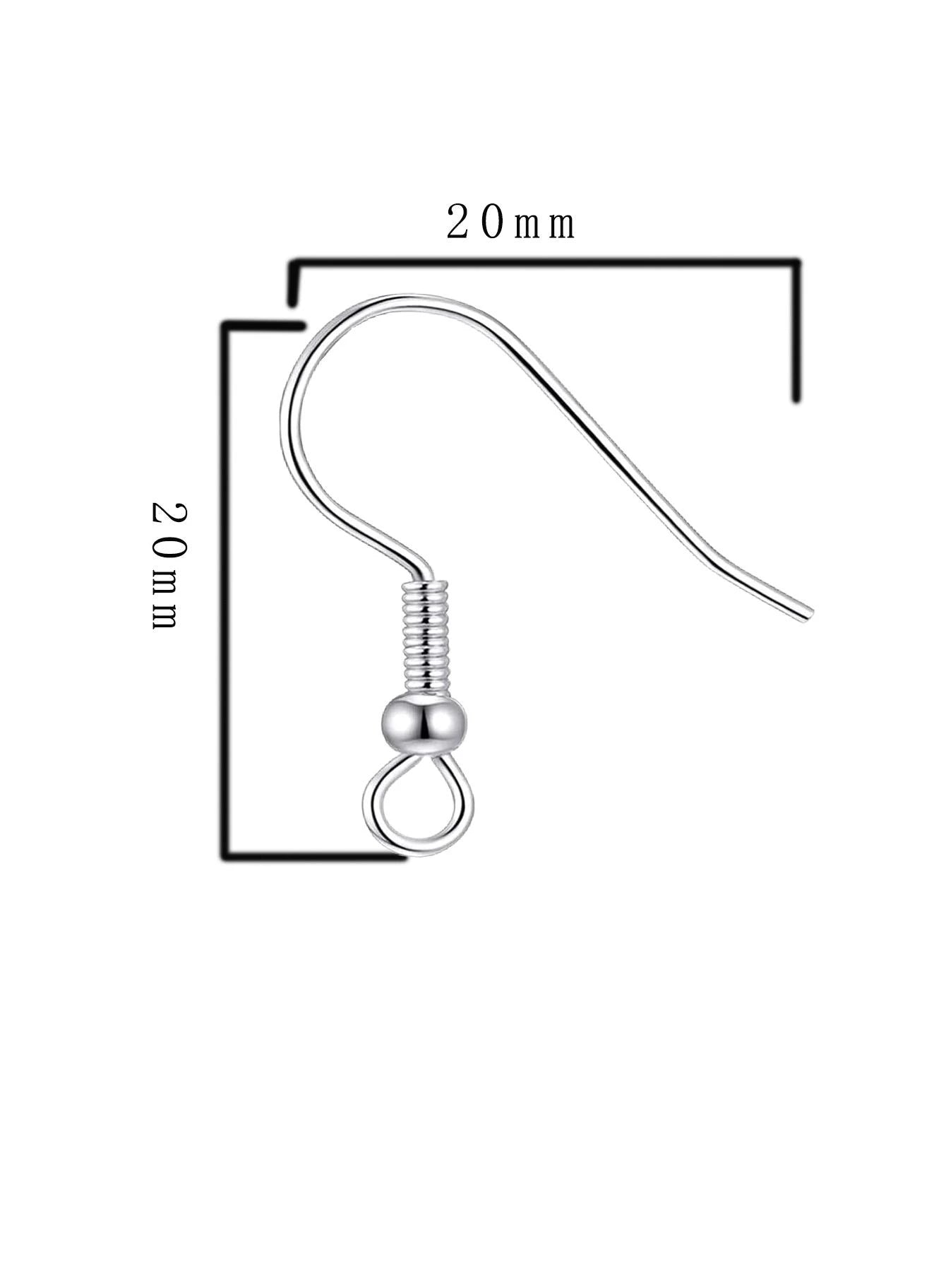 100pcs/set Casual Stainless Steel Ear Hook For Women For DIY Jewelry Making