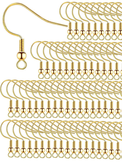 100pcs/set Casual Stainless Steel Ear Hook For Women For DIY Jewelry Making
