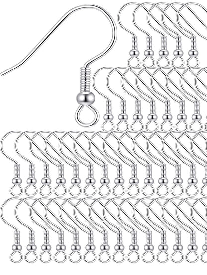 100pcs/set Casual Stainless Steel Ear Hook For Women For DIY Jewelry Making