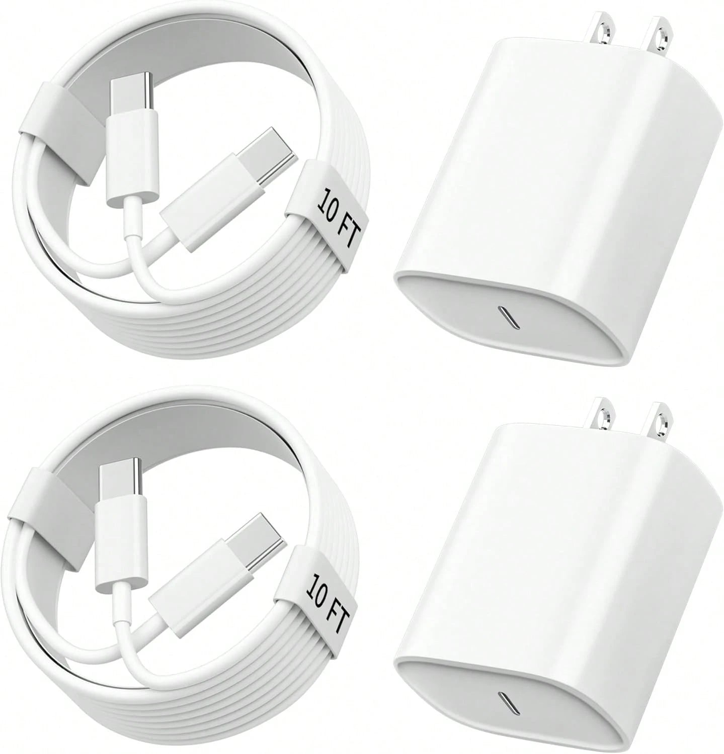10FT/3M For IPhone 15 16 Charger Fast Charging, 10 FT Long USB C Charger Cord With 20W Type C Phone Fast Charging Block For IPhone 16/16 Pro/16 Pro Max/16 Plus, IPhone 15/15 Pro/15 Pro Max/15 Plus,IPa