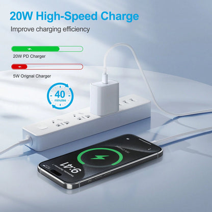 10FT/3M For IPhone 15 16 Charger Fast Charging, 10 FT Long USB C Charger Cord With 20W Type C Phone Fast Charging Block For IPhone 16/16 Pro/16 Pro Max/16 Plus, IPhone 15/15 Pro/15 Pro Max/15 Plus,IPa