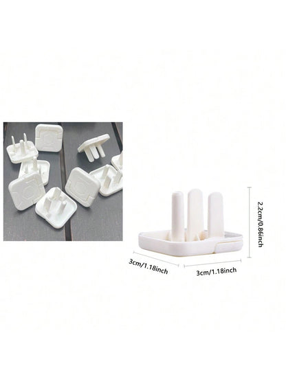 10pcs/15pcs US Standard 2-Prong/3-Prong Outlet Covers, Insulated Protective Caps, Anti-Electric Shock Baby Plug Covers, Child Safety