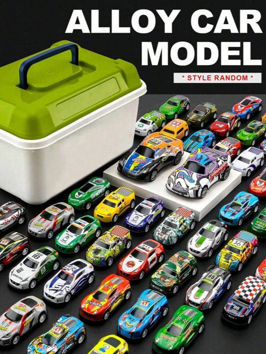 10pcs/20pcs/30pcs Metal Toy Car Series- Pull Back Friction Toy Cars- Metal Toy Cars- Metal Racing Cars- Ideal Gift For Kids- Birthday/Christmas Gift