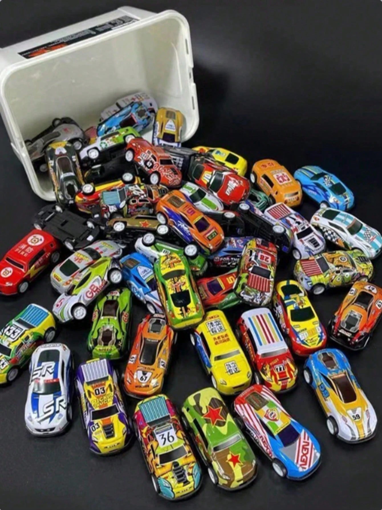 10pcs/20pcs/30pcs Metal Toy Car Series- Pull Back Friction Toy Cars- Metal Toy Cars- Metal Racing Cars- Ideal Gift For Kids- Birthday/Christmas Gift