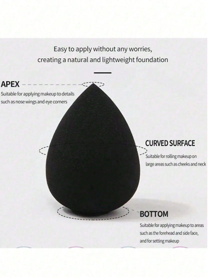 10pcs Multi-Function Makeup Sponge Set, Combination Makeup Tool Kit, Beauty Powder Puff, Wet & Dry Dual-Use Concealer Sponge, Reusable Makeup Tools, Summer Makeup Tools, Makeup Mixer, Hot Weather Make