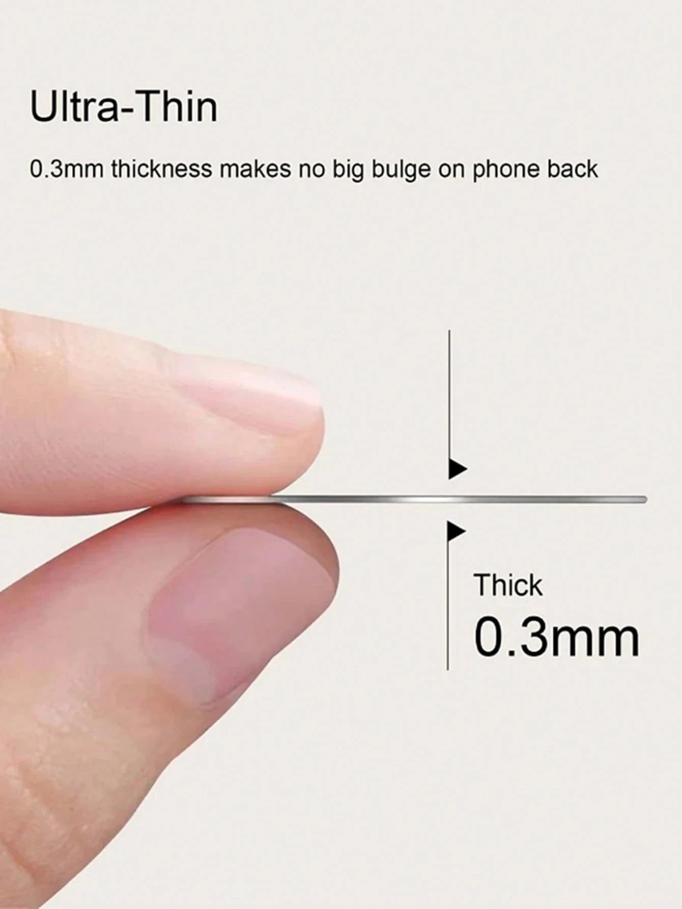 10pcs Round Bracket Magnetic Sheet Magnet Metal Plate Car Mobile Phone Holder Compatible With IPhone, Android Phone, Gift For Birthday, Family, Friends Push-Pull Phone Grip, Phone Accessories