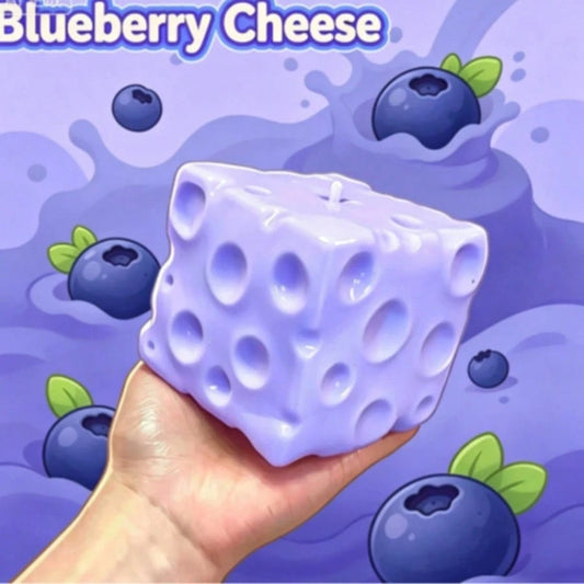 11CM Strawberry & Blueberry Plaid Square Slow Rebound Squeeze Toy, Soft Dumpling Texture Cheese Shape, Anxiety Relief Desktop Ornament, Stress Relief Fingertip Toy For Teens And Adults, Suitable For D