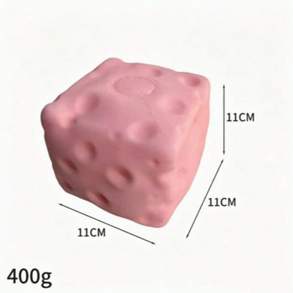 11CM Strawberry & Blueberry Plaid Square Slow Rebound Squeeze Toy, Soft Dumpling Texture Cheese Shape, Anxiety Relief Desktop Ornament, Stress Relief Fingertip Toy For Teens And Adults, Suitable For D