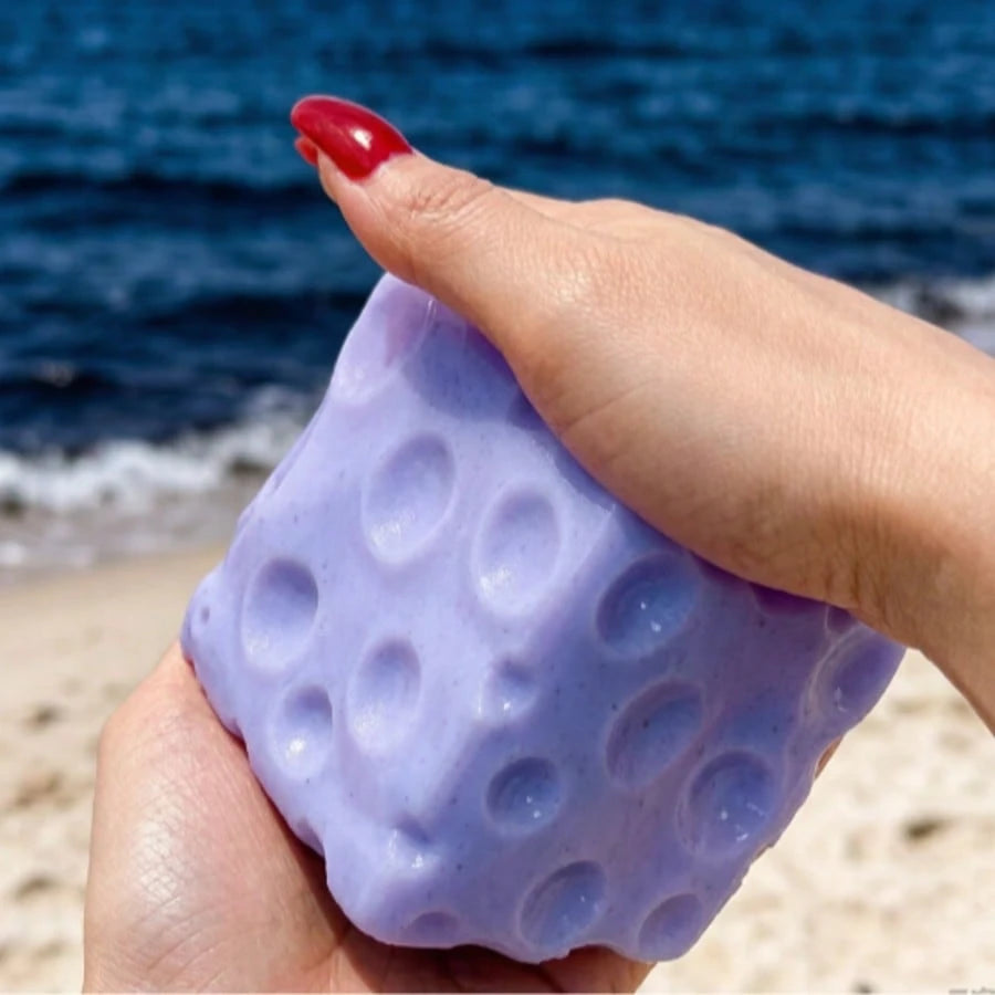 11CM Strawberry & Blueberry Plaid Square Slow Rebound Squeeze Toy, Soft Dumpling Texture Cheese Shape, Anxiety Relief Desktop Ornament, Stress Relief Fingertip Toy For Teens And Adults, Suitable For D