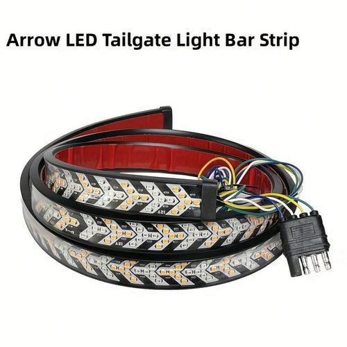 12-24V LED Tailgate Light Bar For Pickup Trucks, Dynamic Turn Signal Brake Reverse Tail Lights