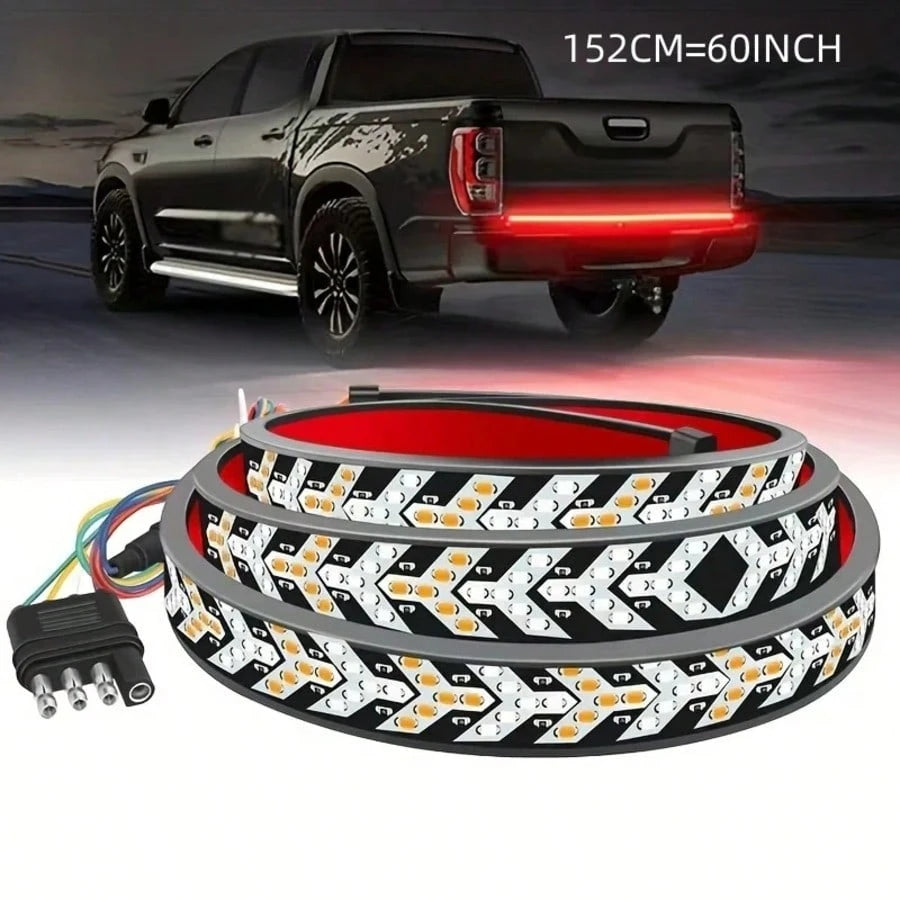 12-24V LED Tailgate Light Bar For Pickup Trucks, Dynamic Turn Signal Brake Reverse Tail Lights